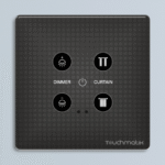 Quartz Smart User Programmable Switches (1 Dimmer + 1 Curtain + Master)