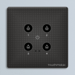 Quartz Smart User Programmable Switch (4 Switch + Master)