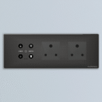 Topaz 1 Dimmer + 1 Curtain + 2 Socket + Master