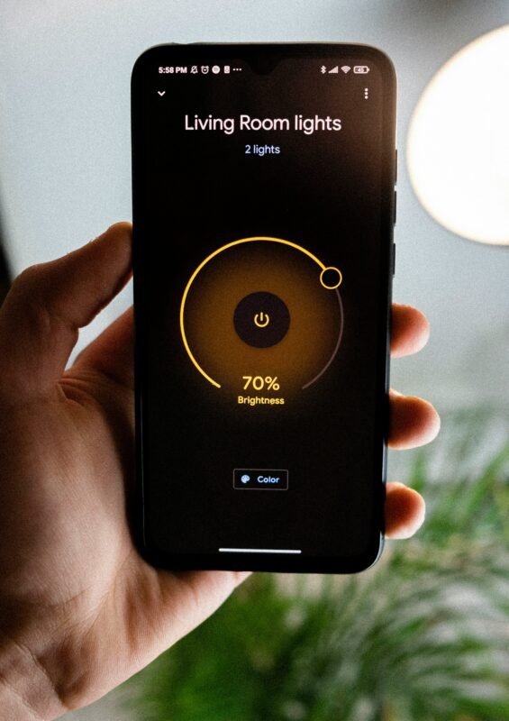 Smart home automation control panel with touch switch interface