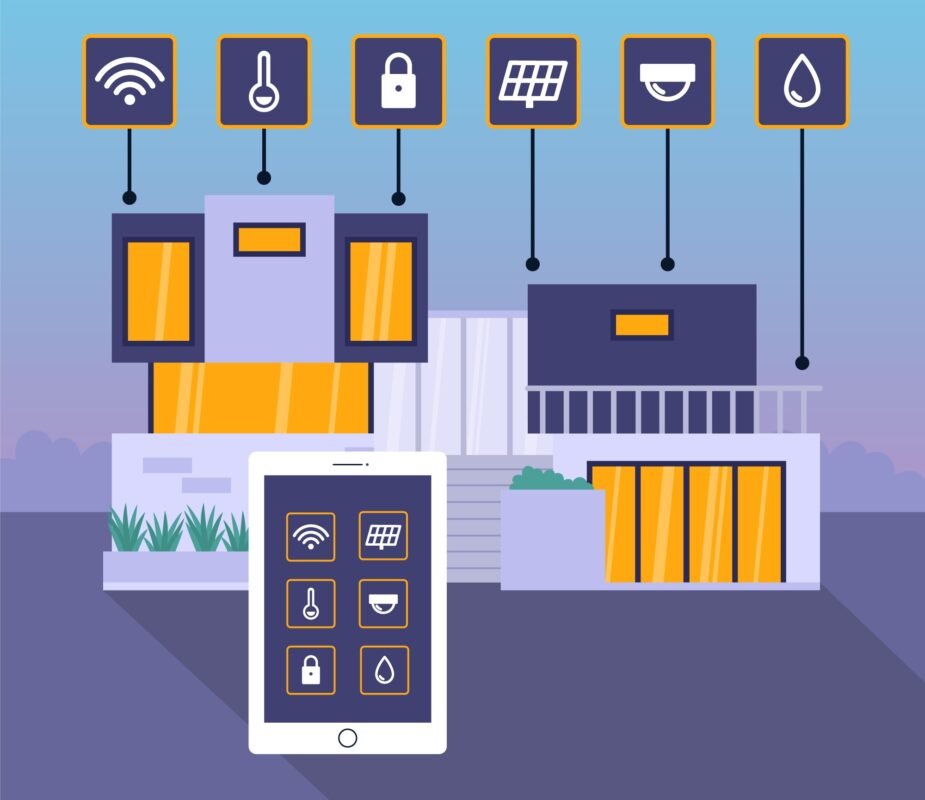Smart hotel room control panel with touch interface for guest room management